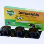 Free Shipping GREEN LEAF Cockroach Bait Box, 0.05% Fipronil Roach Killer Bait Station, 2.5g Each, 3 Pieces Per Box, Indoor Household Cockroach Elimination