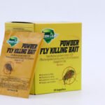 Free Shipping GREEN LEAF Fly Killing Bait Powder, 0.5% Dinotefuran Fly Killer Bait, 5g Per Sachet, 20 Bags Per Box, Indoor Fly Control