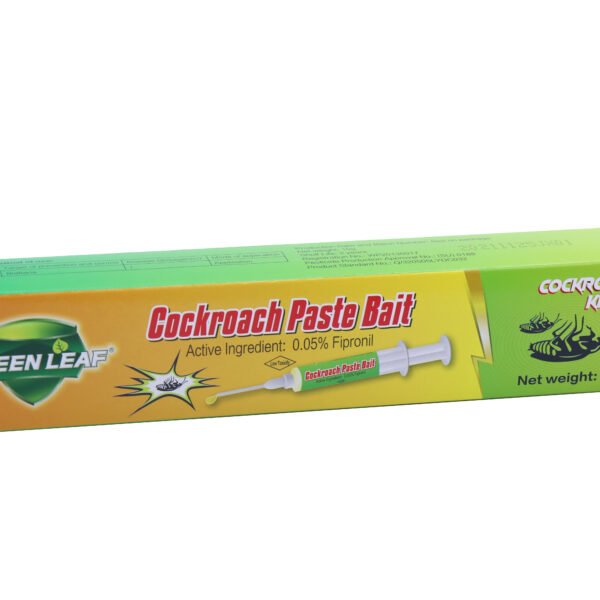 Free Shipping GREEN LEAF Cockroach Paste Bait Gel, 0.05% Fipronil Cockroach Killer Gel Bait, 10g Per Tube, Household Roach Elimination