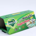 Free Shipping GREEN LEAF Mouse & Rat Trapping House, Super Strong Sticky Glue Mouse Trap Box, 2 Traps Per Box