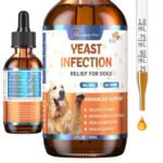 Free Shipping Yeast Infection Relief Drops for Dogs | Bacon Flavor Liquid Supplement with Pau D'Arco, Dandelion & Apple Cider Vinegar | 2oz (60ml) for Skin Itching, Ear Support & Immune Health