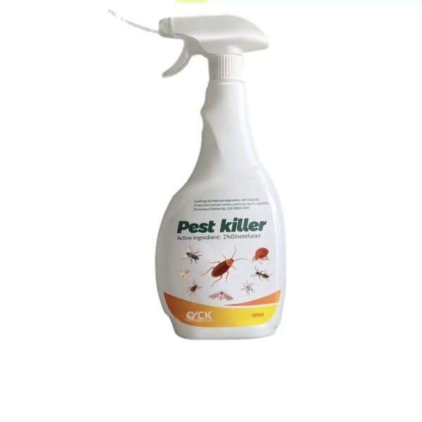 Free Shipping 500ml Pest Killer Spray with 1% Dinotefuran, Fast-Acting Insecticide for Roaches, Ants, Fleas, Bed Bugs, Flies, Moths, Long-Lasting Home Pest Control Spray
