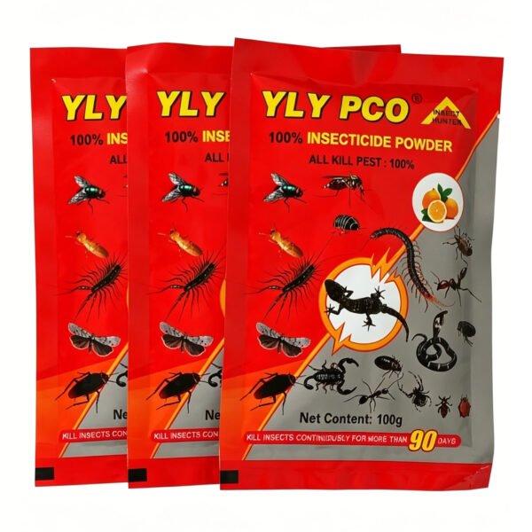 Free Shipping Insecticide Powder, All Kill Pest Control Powder for Indoor & Outdoor Use, 100g, Long-Lasting 90-Day Effect, Multi-Purpose Killer for Ants, Cockroaches, Spiders, Centipedes & More